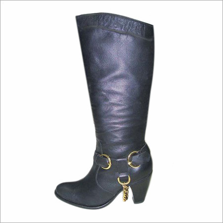 Ladies Long Black Boots