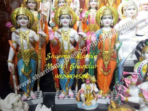 Lord Ram Darbar Marble Sculpture