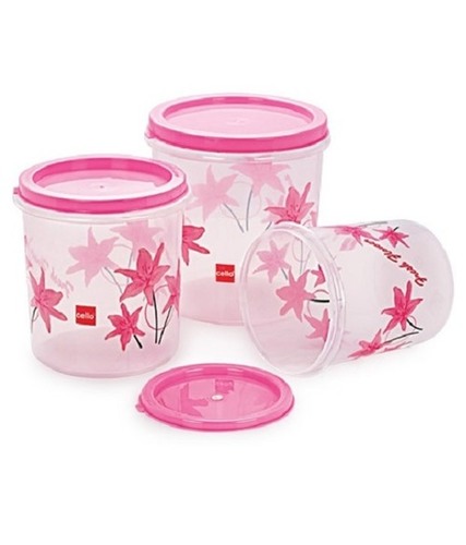 Cello Plastic Jars