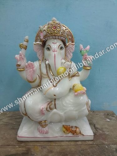 Lord Ganesha Marble Statue