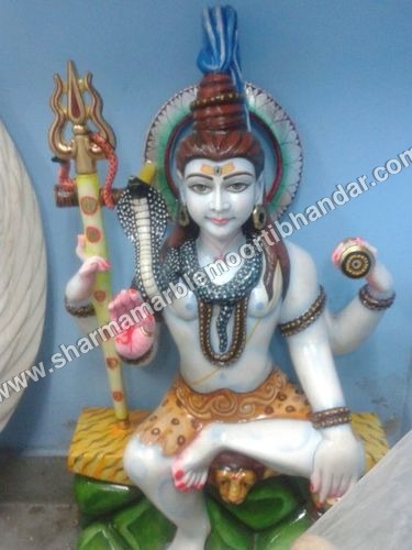 Lord Shiva Marble Statue