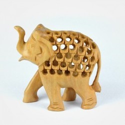 Jali Wooden Elephant