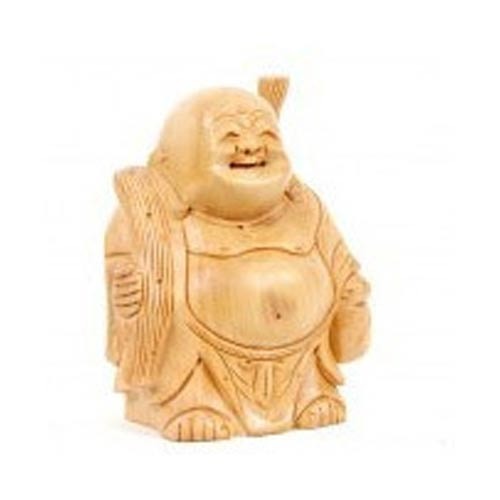 Wood Laughing Buddha Statues
