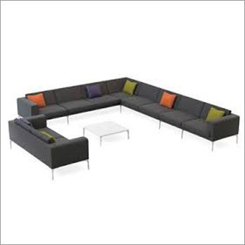 Sofa Servicing In Office Furniture - Fabric and Metal, Variable Dimensions, Gray | Modular Design, Comfortable Seating, Durable Fabric, Easy Cleaning, Ample Seating, Versatile Layout