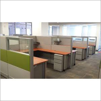 Modular Office Workstation - Steel, Variable Dimensions, Orange | Modular Design, Space Optimization, Easy Assembly, Durable Materials, Customizable Options