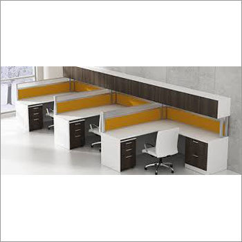 Modular Workstation - Wood & Metal, Variable Dimensions, White | Flexible Design, Customizable, Organized Space, Efficient Workflow, Team Collaboration, Durable Materials, Easy Assembly, Modern Aesthetic, High Load Capacity, 1 Year Warranty