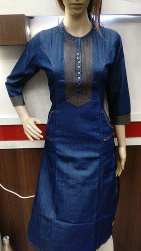 Washable Denim Kurtis