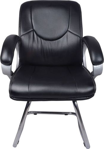 THE LUCTATOR BLACK VISITOR CHAIR WITH FIX FRAME