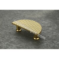 Brass Half Round Drawer Pull Handle