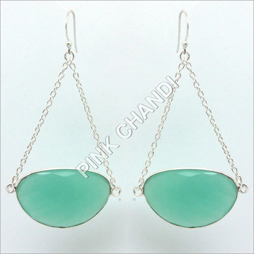 Onyx Chain Earring