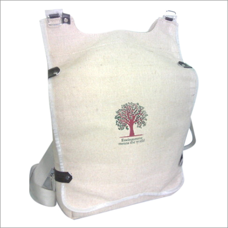 Back Pack College Bag - Polyester 16x12x5 inches Off-White, Lightweight Zipper Closure, Multiple Partitions, Adjustable Straps