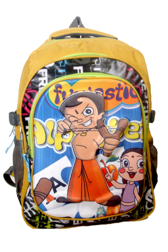 Chota Bheem Print Kids Bags