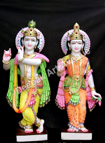 Marble Radha Krishana Moorti