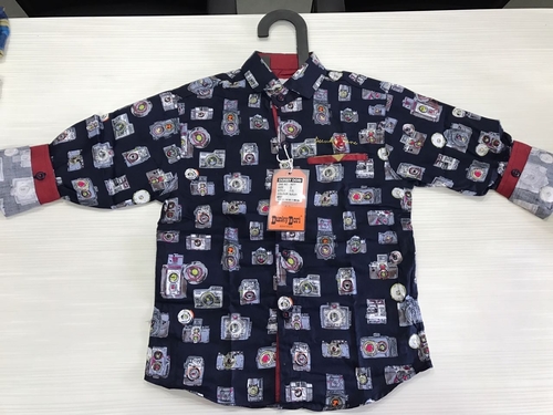 Designer Printed Kids Shirt