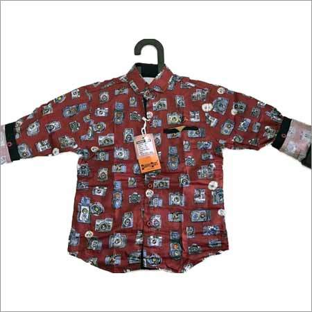 Cotton Print Kids Shirt