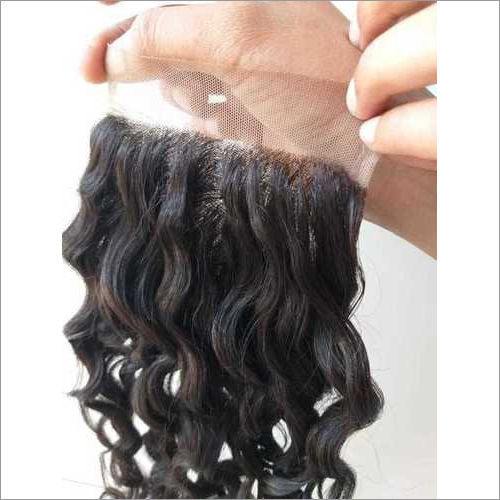 Indian Lace Curly Closure raw Hair