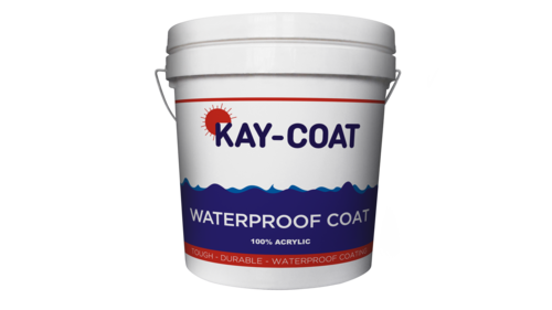 KAY-COAT Waterproof Coat - Water-Based Acrylic Ester Copolymer | Ideal Bonding Agent for Old & New Cement Versatile Applications for Walls Tanks & Floors