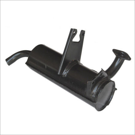 Black Three Wheeler Silencer