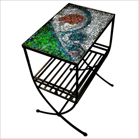 Mosaic Top Magazine Table