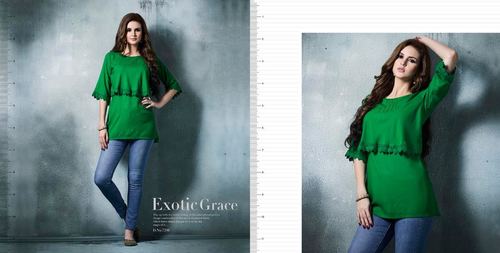 Green Cotton Kurti