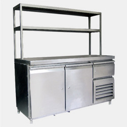 Working Table With Refrigerator