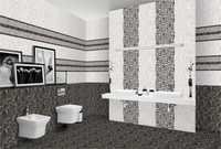 Grey Bathroom Digital Wall Tiles