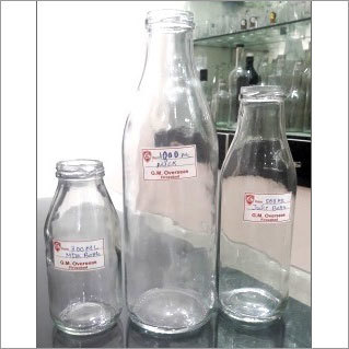 Milk Juice Glass Bottles 300ml 500ml 1000ml By G. M. OVERSEAS