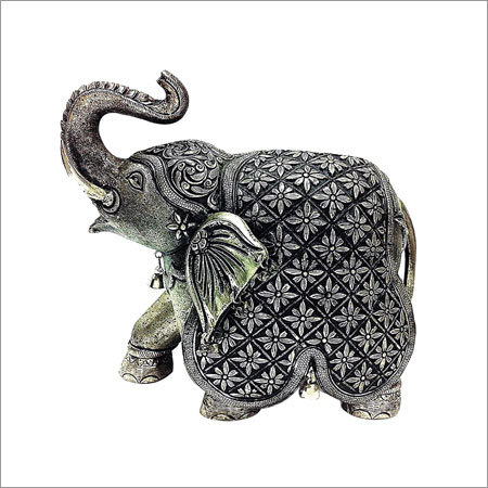 White Metal Fine Elephant