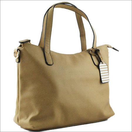 Shoulder Tote Bag - PU Material 41x27x12 cm Coffee Brown | Stylish Lightweight Design Zipper Closure Versatile for Office or School Use