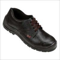 Concorde Safety Shoes - Buff Grain Leather, Sizes 5/39 To 12/46, Black | Pu Sole, Alloy Steel Toe, Padded Synthetic Lining, Durable