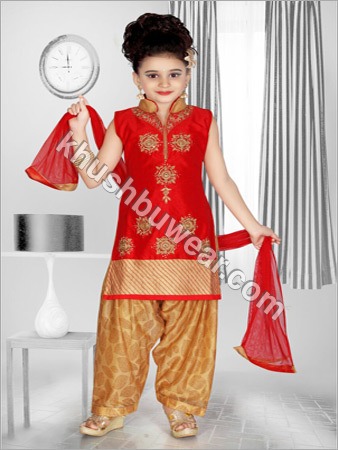 Kids Anarkali Salwar Kameez