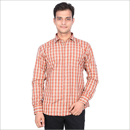 Orange Check Shirts