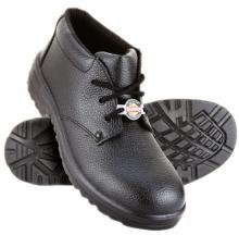 Black Safety Shoe Mid Ankle Protection