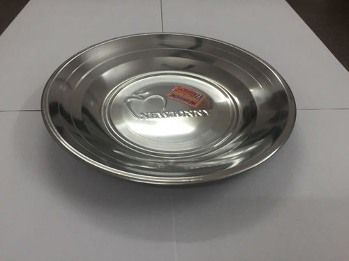 Silver Touch Soup Plate - Stainless Steel, 5-8 Inch | Durable, Hygienic, Convenient for Home and Hotel Kitchen Use