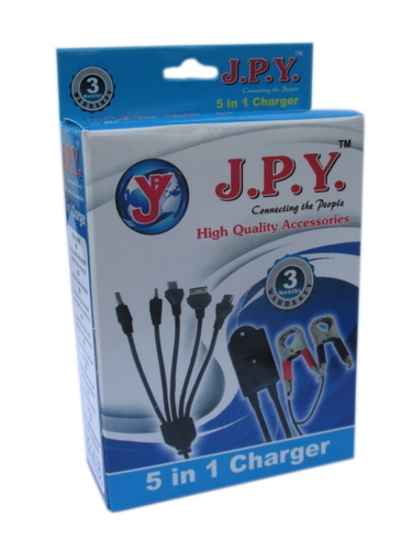 5 In 1 Charger By JPY MOBILE PHONE ACCESSORIES