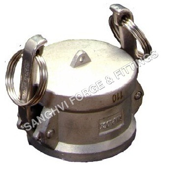 Stainless Steel Type Dc Dust Caps For Use With Adaptors