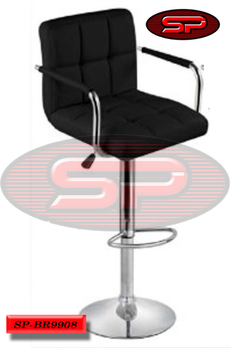 Machine Made Bar Stool With Handle