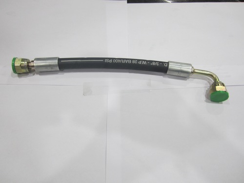 Pneumatic hose with fitting