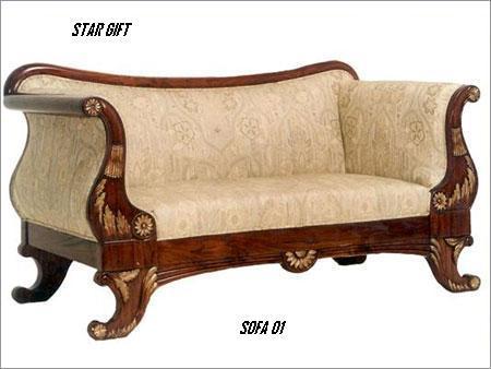 Wooden Hand Carved Sofa