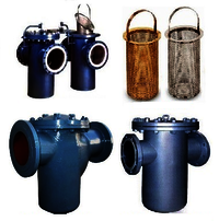 Basket Type Filter - Color: Blue And Grey