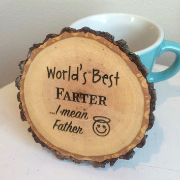 Natural Wood Engraved Coasters