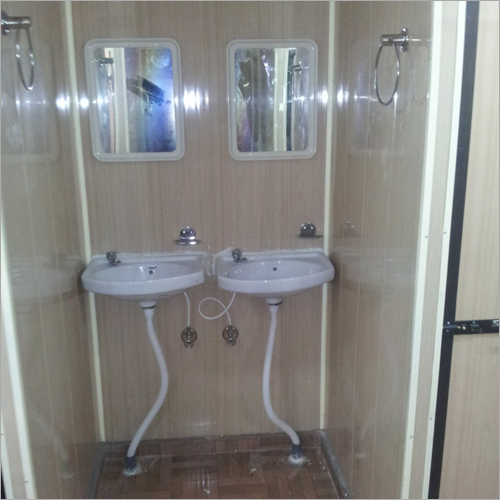 Porta Mobile Toilet - Fiberglass, 8ft x 4ft x 7ft, White | Space-saving, Durable, Cost-effective, Portable, Easy Setup, Low Maintenance, Environmentally Friendly, 10-Person Capacity