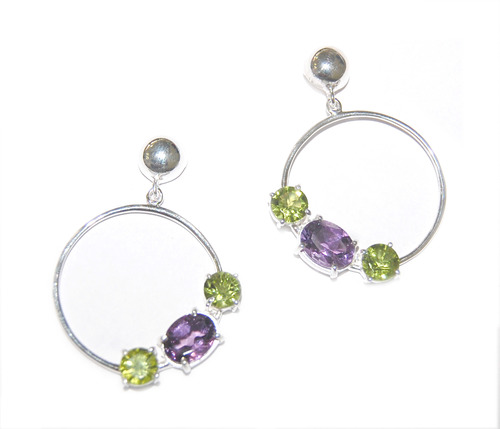 Arvino Silver Stone Earring