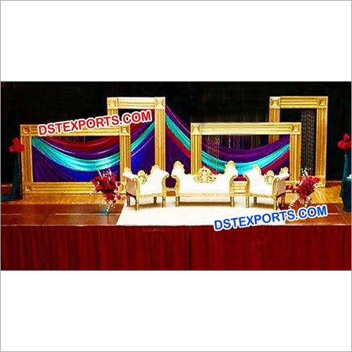 New Wedding Reception Stage Frame Decoration