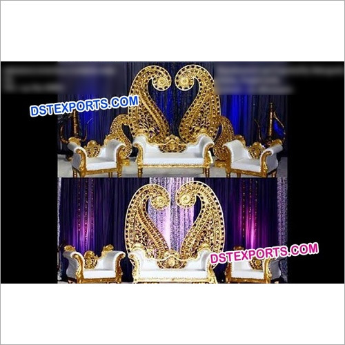 Muslim Wedding Stage Paisley Frames