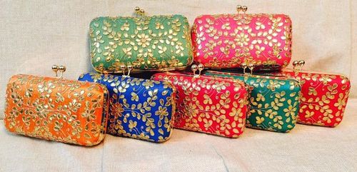 Traditional Gotta Patti Box Clutch