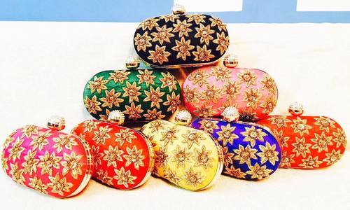 Traditional Handmade Box Clutch