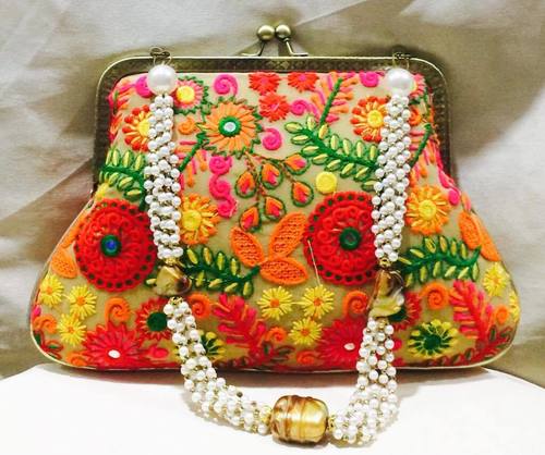 Traditional Handmade Pearl Clutch