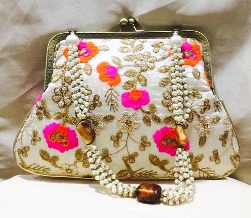 Beautiful Handmade Pearl Clutch