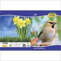 Anb School Book - Fine Grade Paper, Medium Size Rectangular, Perfect Binding | Tear Resistant, Smooth Edges, Seamless Finish, Ideal For Writing Notes And Assignments